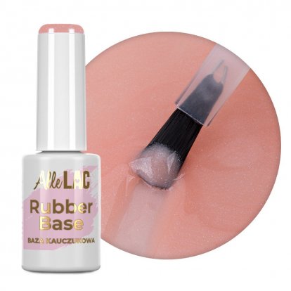 AlleLac Rubber base gumová báza Peach Bling Hema/Di-Hema free 7g č.2