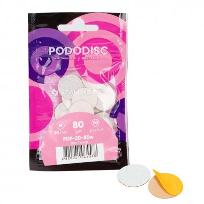 Staleks Náhradné brúsne kotúče pre Pododisk veľkosti M 20mm, hrubosť 80 - 50ks