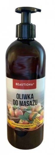 Beautiona masážny olej Broskyňa 500ml