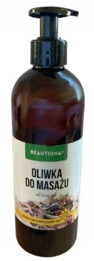 Beautiona masážny olej Zelený čaj 500ml